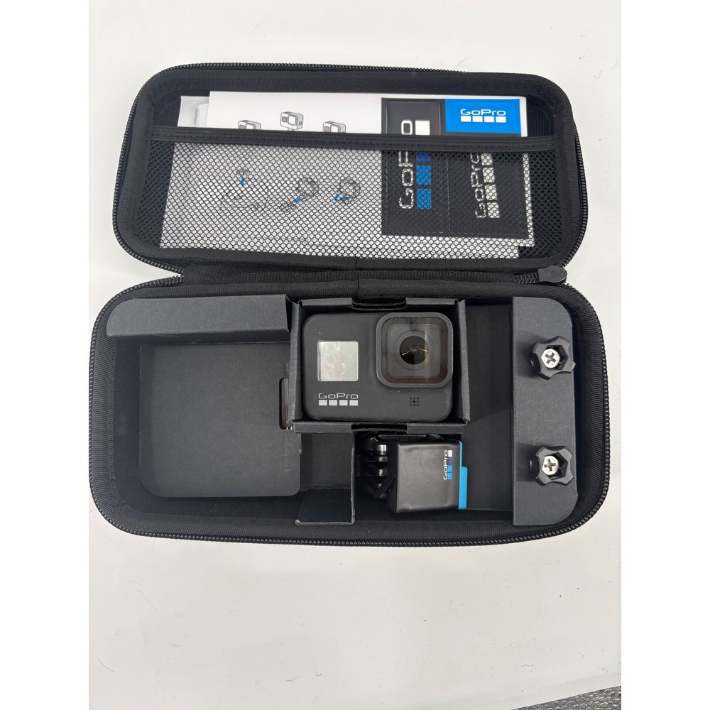 GoPro HERO8 Black Action Camera SPJB1 Bundle with Carrying Case and Accessories
